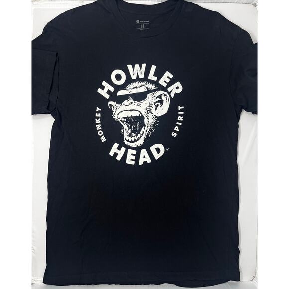 Howler Head Monkey Spirit Graphic Men's Tshirt size L PreOwned in good condition - Picture 1 of 5